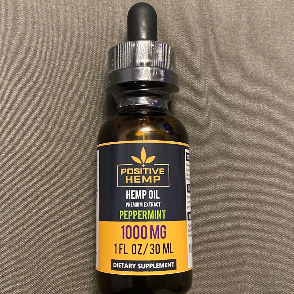 Positive Hemp Peppermint Oil 1000mg
